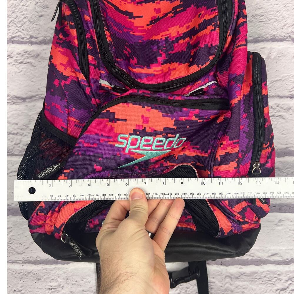 Speedo Unisex 35L Teamster Digital Camo Backpack Swim Bag Athleisure Outdoor Y2K - Picture 11 of 13